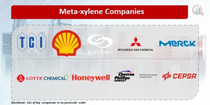 Meta-xylene Key Companies