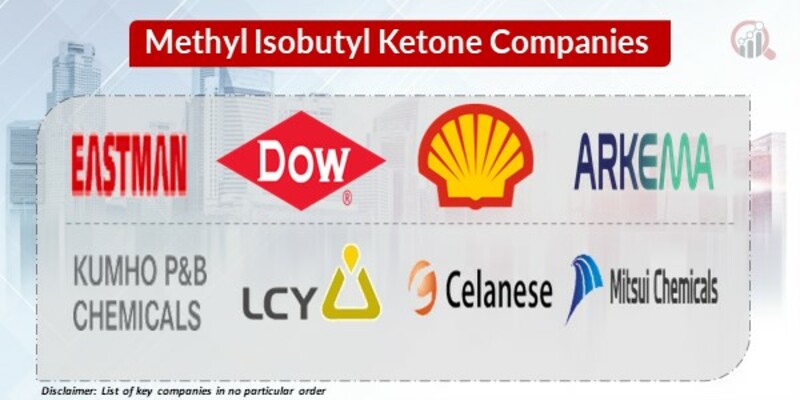 Methyl Isobutyl Ketone Key Companies