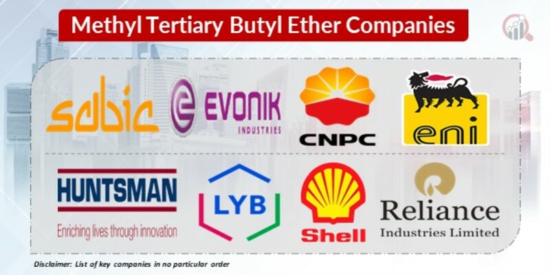 Methyl Tertiary Butyl Ether Key Companies