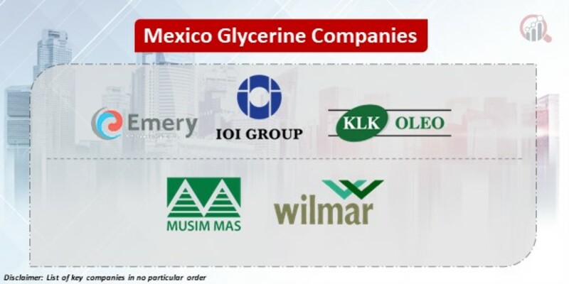 Mexico Glycerine Key Companies 