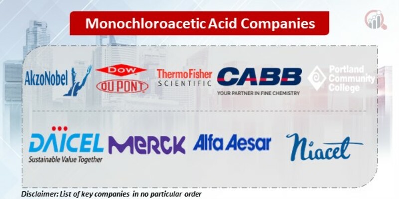 Monochloroacetic Acid Key Companies