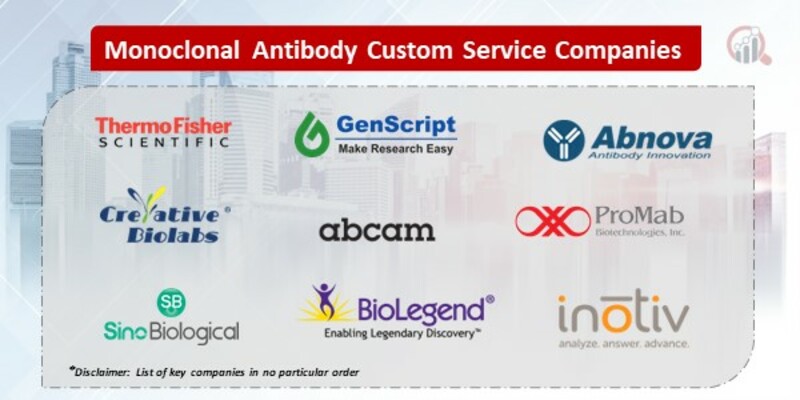 Monoclonal Antibody Custom Service Key Companies