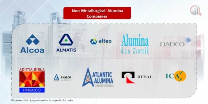 Non-Metallurgical Alumina Key Companies