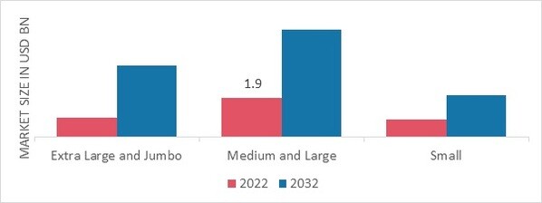 Organic Eggs Market, by Size, 2022 & 2032