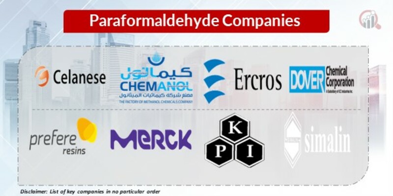 Paraformaldehyde Key Companies