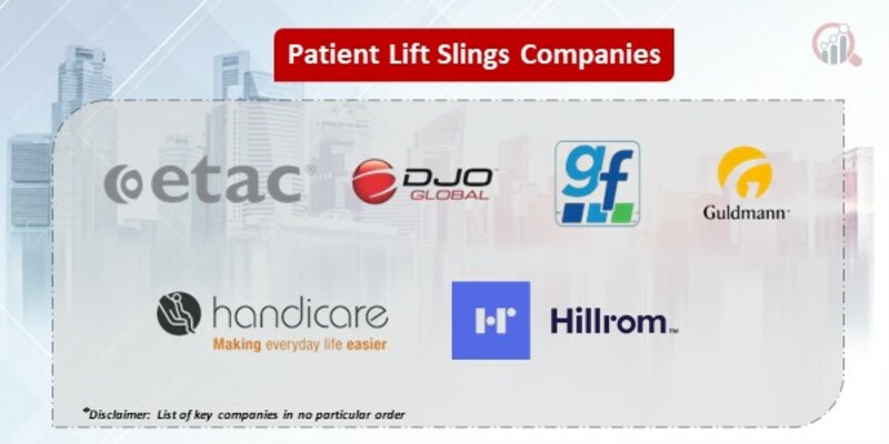 Patient Lift Slings  Key Companies