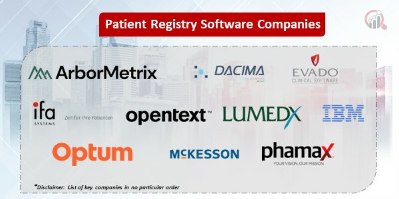 Patient Registry Software Key Companies