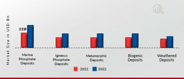 Phosphate Rocks Market, by Source, 2022 & 2032