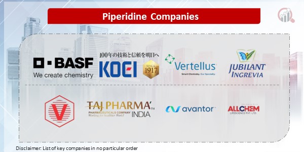 Piperidine Key Companies