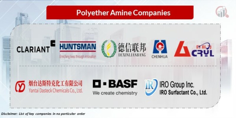 Polyether amines Key Companies