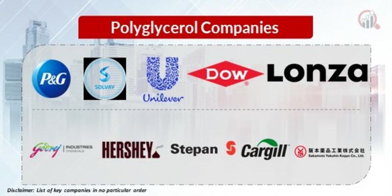Polyglycerol Key Companies