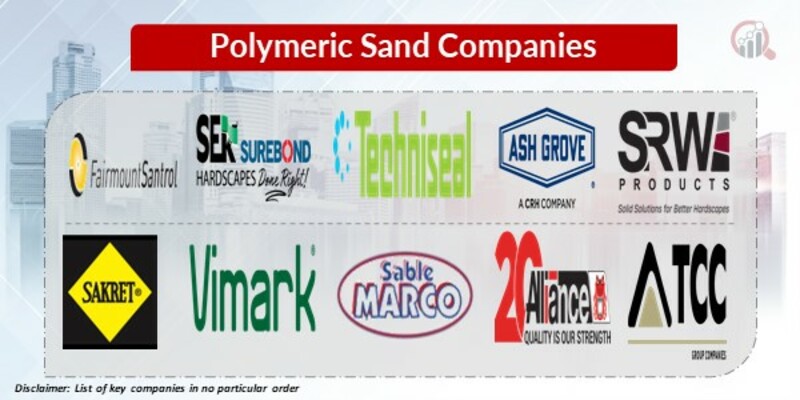  Polymeric Sand Key Companies
