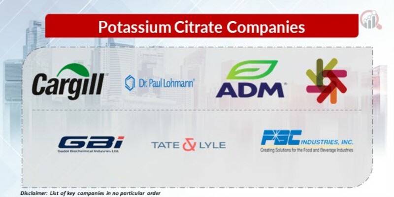 Potassium Citrate Key Companies