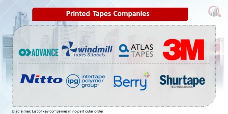 Printed Tapes Key Companies