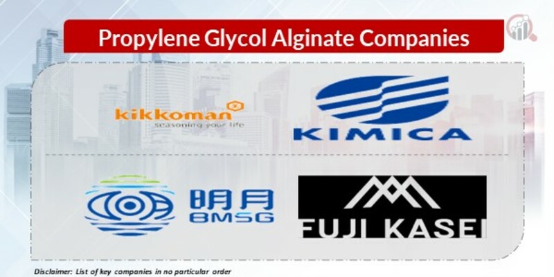 Propylene Glycol Alginate Key Companies