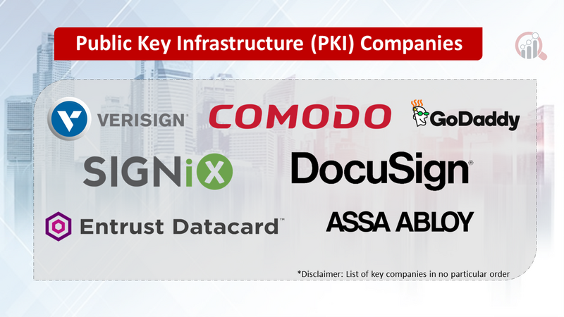 Public Key Infrastructure (PKI) companies