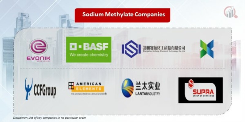 Sodium Methylate Key Companies