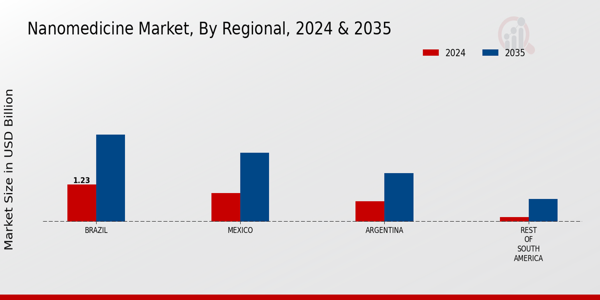 South America Nanomedicine Market Region