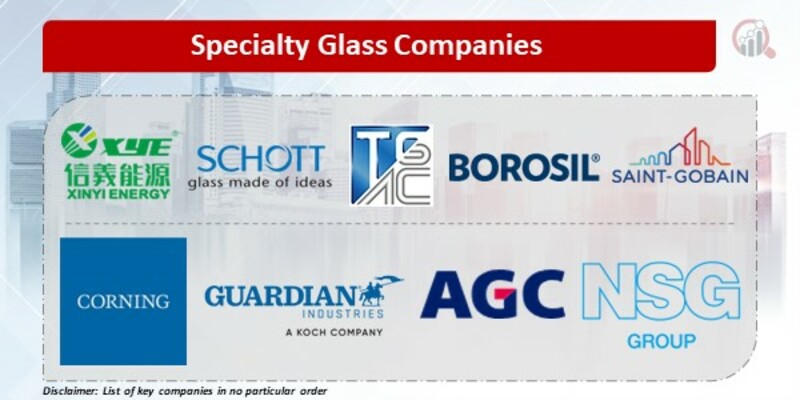 Specialty Glass Key Companies