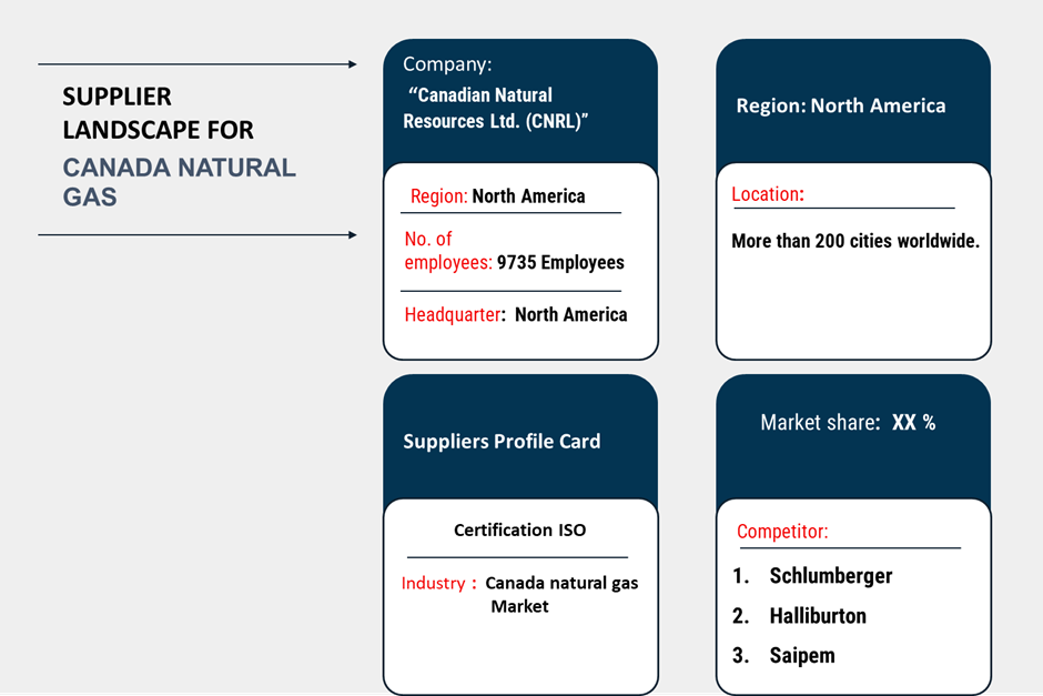 Supplier Landscape Supplier Negotiations and Strategies for Canada Natural Gas Market