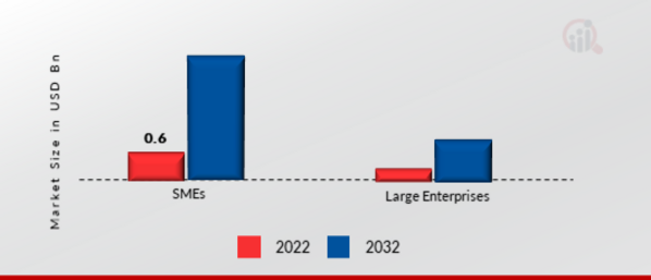 Test Management Software Market, by Organization Size, 2022 & 2032