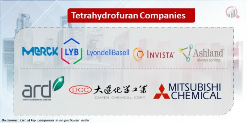 Tetrahydrofuran Key Companies