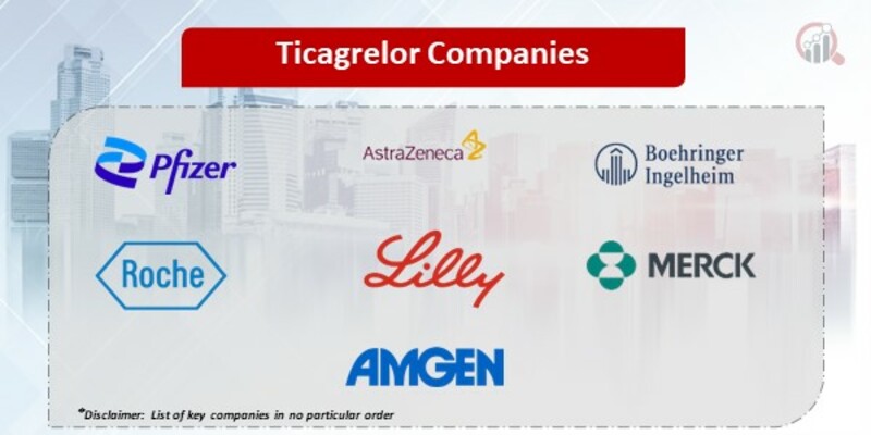 Ticagrelor Key Companies