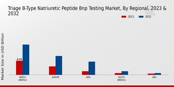 Triage B-Type Natriuretic Peptide (BNP) Testing Market Regional Insights