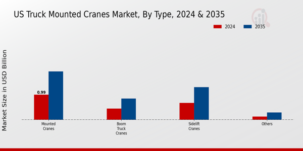 Truck Mounted Cranes Market Type Insights