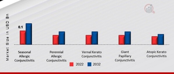 U.S. Allergic Conjunctivitis Market, by Type, 2022 &2032