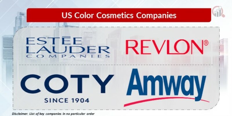 US Color Cosmetics Key Companies