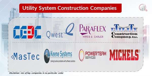Utility system construction key companies