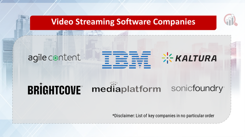 Video Streaming Software Companies