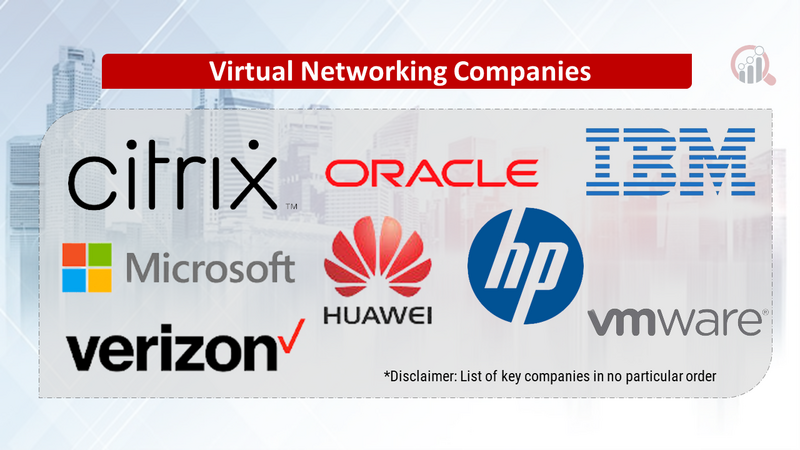Virtual networking companies data