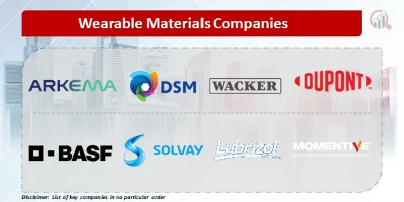 Wearable Materials Key Companies
