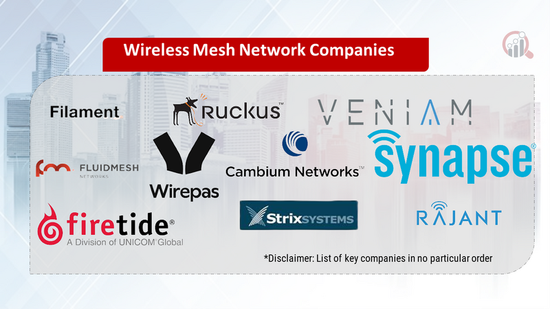 Wireless Mesh Network Companies Data