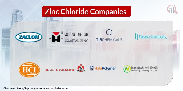 Zinc Chloride Key Companies 
