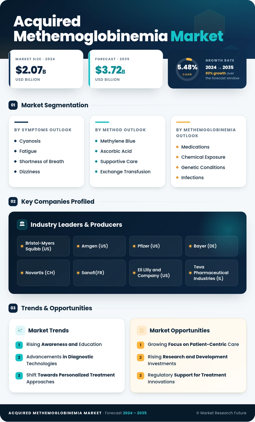 Acquired Methemoglobinemia Market Research Report — Global Forecast till 20324 Infographic
