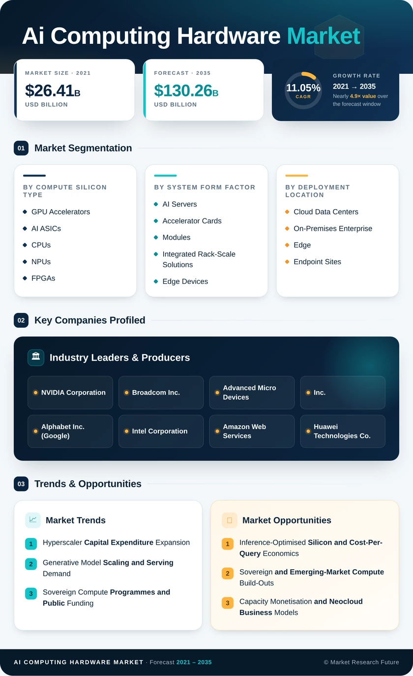 AI Computing Hardware Market Research Report - Global Forecast to 2035 Infographic