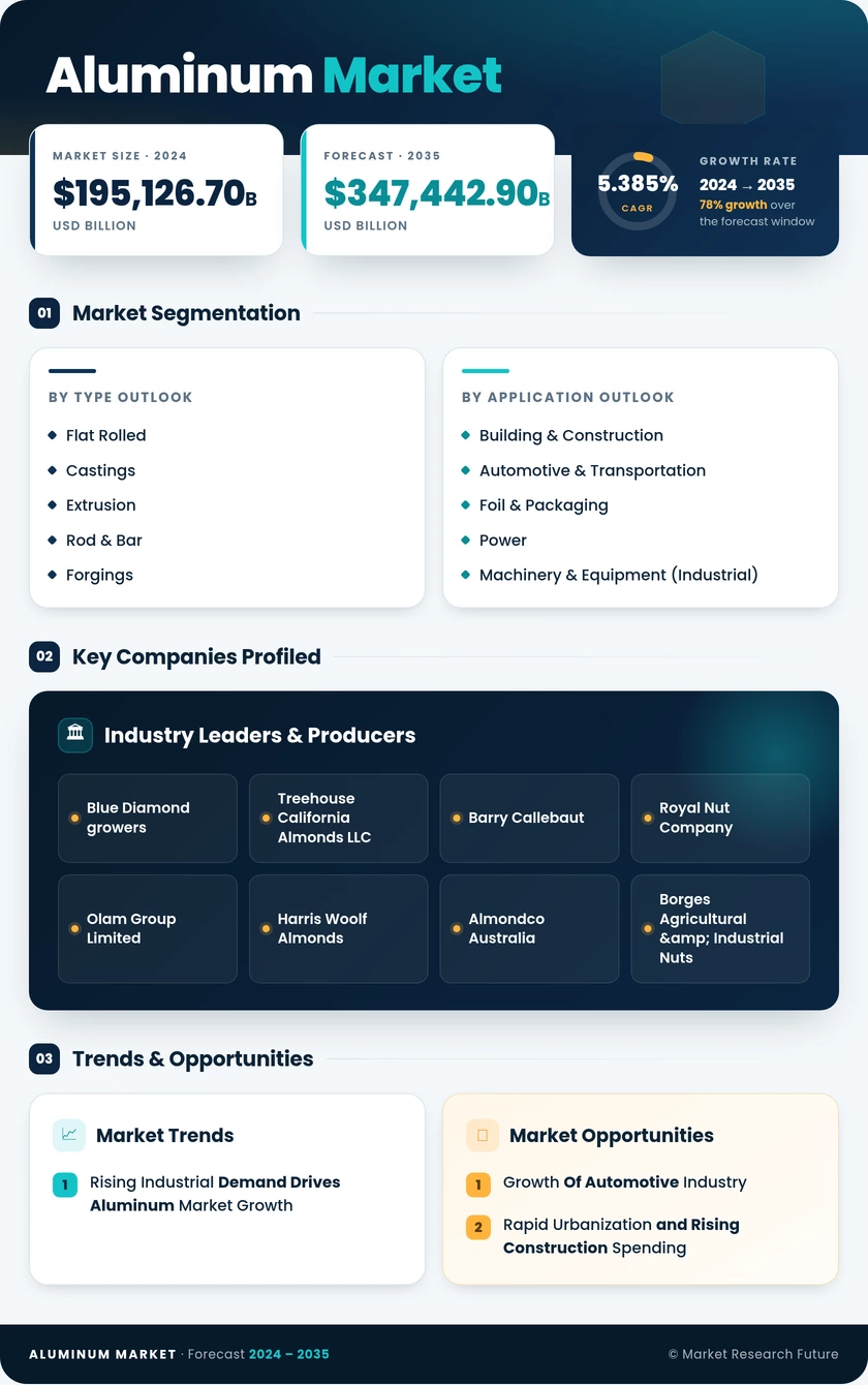 Aluminum Market Research Report – Forecast till 2035 Infographic