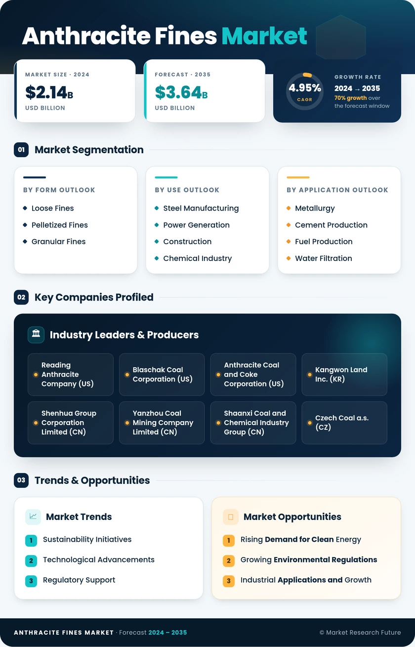 Anthracite Fines Market Research Report — Global Forecast till 2035 Infographic