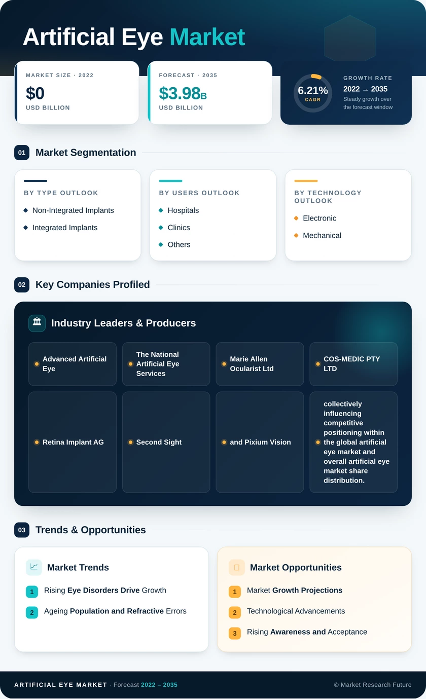 Artificial Eye Market Research Report- Forecast To 2035 Infographic