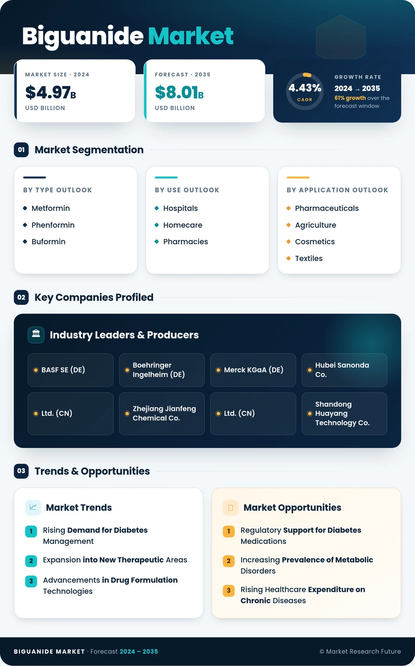 Biguanide Market Research Report — Global Forecast till 2035 Infographic
