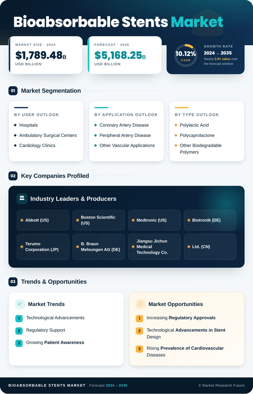 Bioabsorbable Stents Market Research Report — Global Forecast till 2035 Infographic