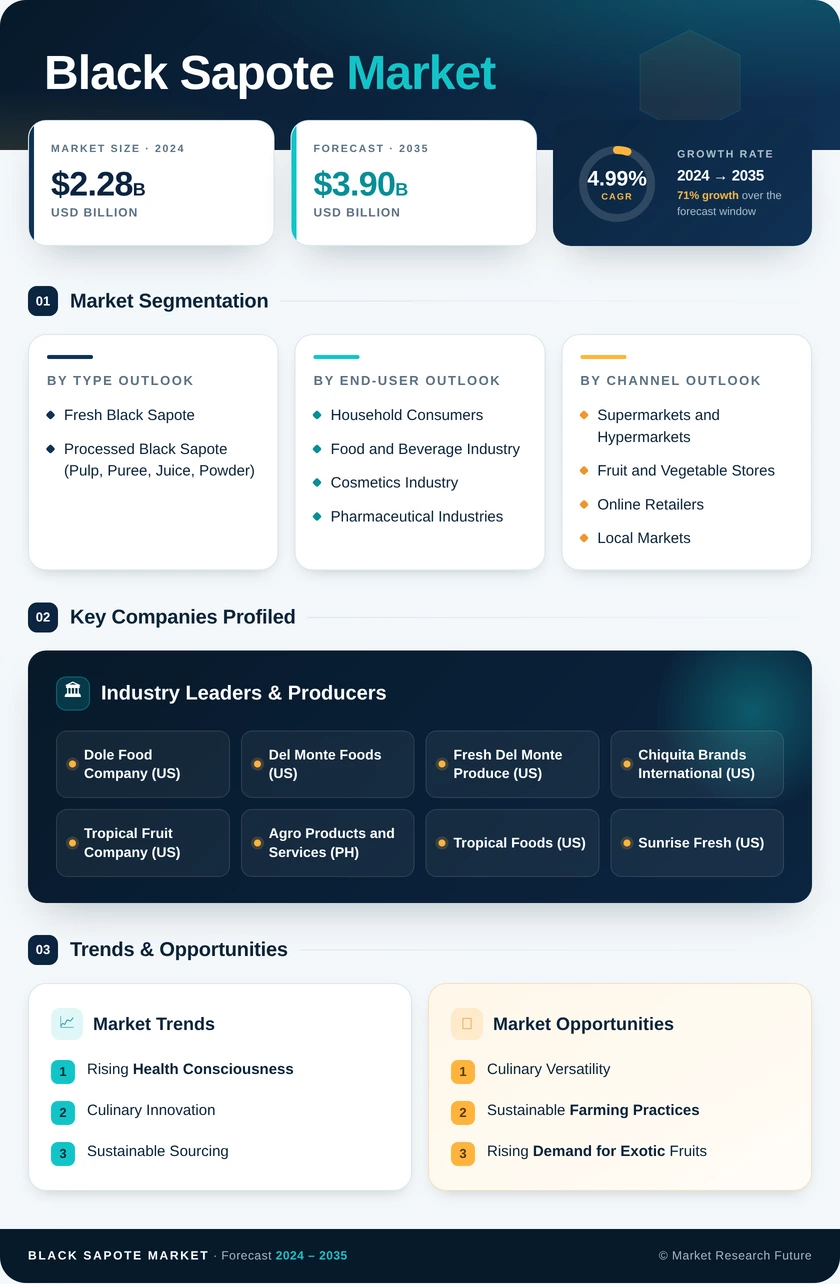 Black Sapote Market Research Report- Global Forecast till 2035 Infographic