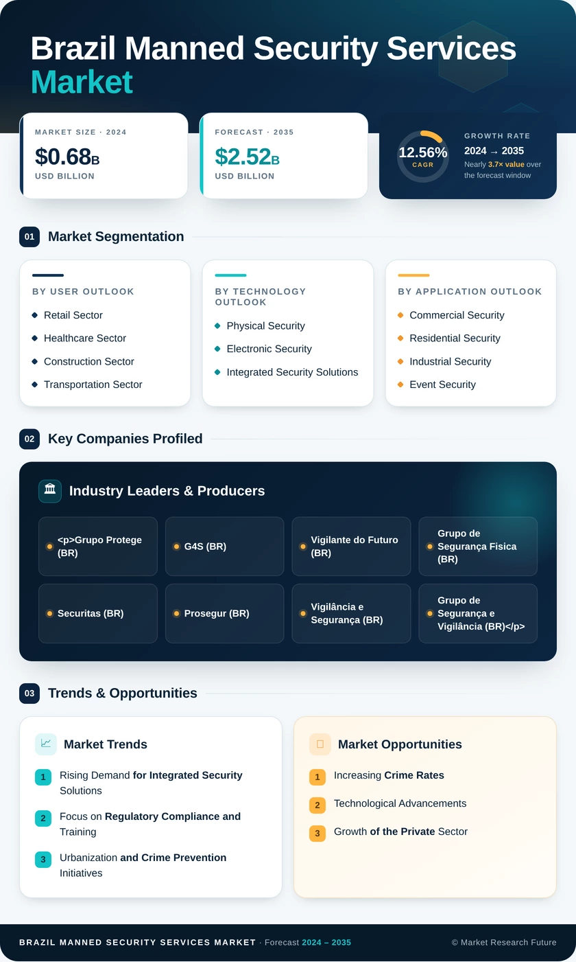 Brazil Manned Security Services Market Infographic