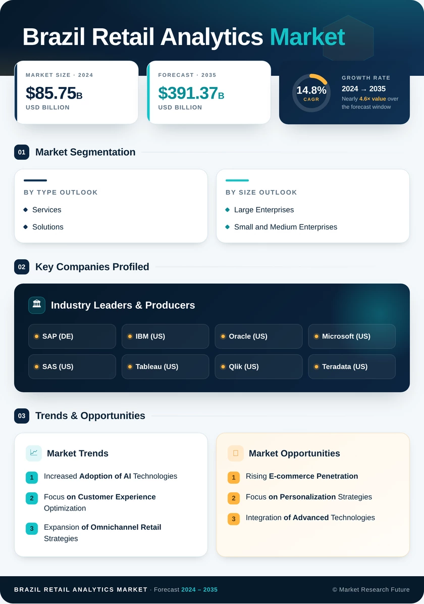 Brazil Retail Analytics Market Research Report-Forecast to 2035 Infographic