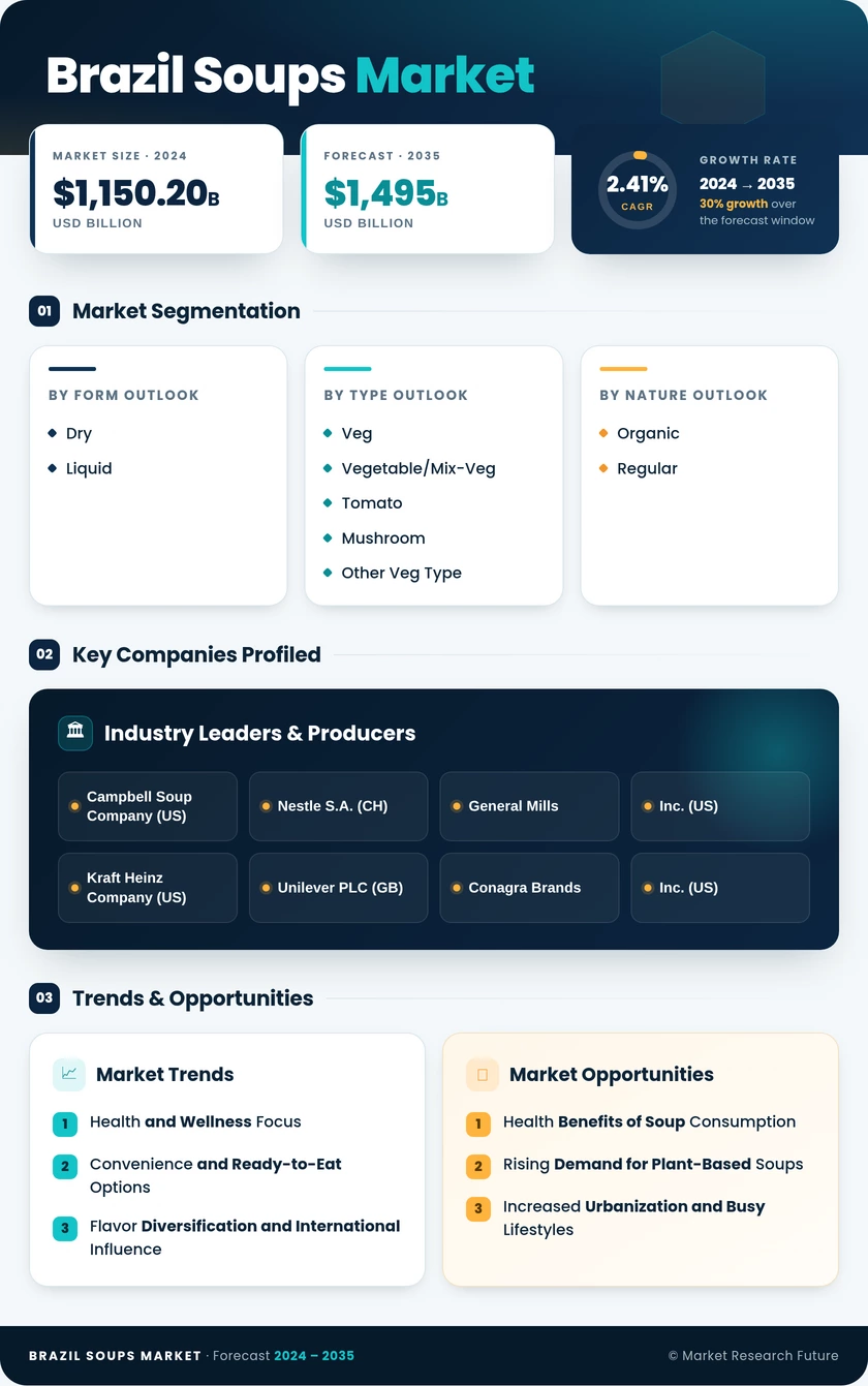 Brazil Soups Market Infographic