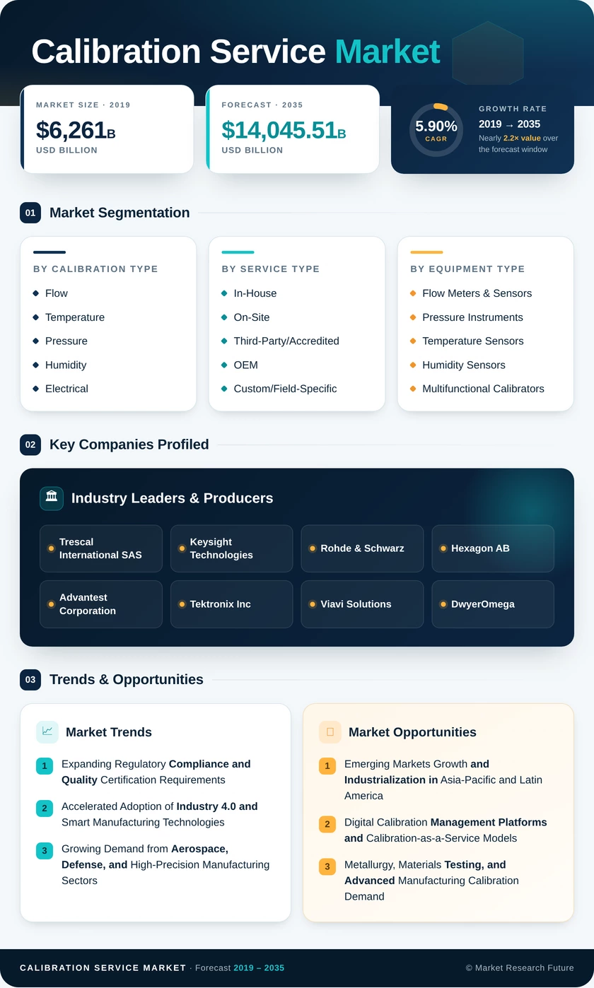 Calibration Service Market Research Report - Forecast Till 2035 Infographic