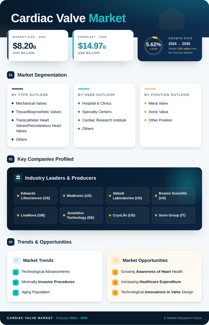 Cardiac Valve Market Research Report-Forecast till 2035 Infographic